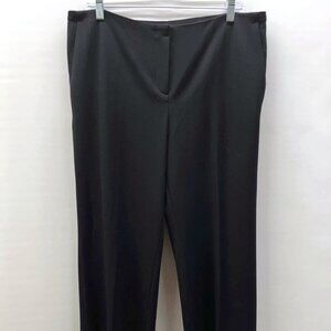 Chico's Women's Size 2 (12/14) Black Metro Wide Leg Dress Pants Ultimate Fit